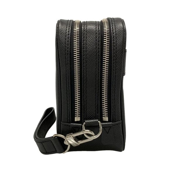 LOUIS VUITTON Neopavel Ardoise Taiga Mens Clutch Bag 728-081725 - Picture 3 of 14